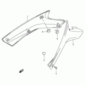 Схема вузла: Бічні панелі для Suzuki DL1000 V-Strom