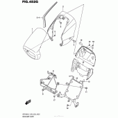 Схема узла: Накладка фары (For Bbd) (Vzr1800Bzl7 E33) для Suzuki VZR1800 Boulevard M109R B.O.S.S
