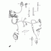 Схема вузла: Електропроводка (Model r p31) для Suzuki TS125