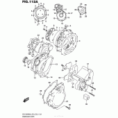 Схема вузла: Кришки картера для Suzuki GSX1300 Hayabusa