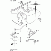 Схема вузла: Паливний бак (Vl1500Tl5 E28) для Suzuki VL1500 Boulevard C90T