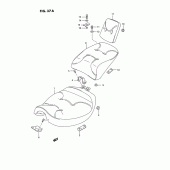 Схема узла: Сиденье (Model s) для Suzuki VS1400 Intruder 1400