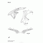 Схема вузла: Накладка паливного бака Suzuki RM-Z250