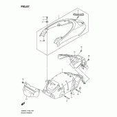 Схема узла: Заднее крыло для Suzuki VZ800 Intruder M800/ Boulevard M50