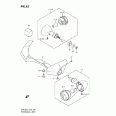 Схема вузла: Поворотники (Vzr1800zl1 e19) ​​для Suzuki VZR1800 Intruder M1800R/ Boulevard M109R