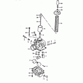 Схема вузла: Карбюратор для Suzuki TS125