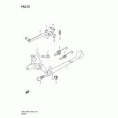 Схема узла: Подставка для Suzuki GSX1300 Hayabusa