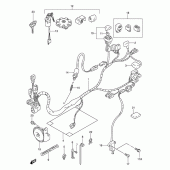 Схема вузла: Електропроводка для Suzuki DR200 DR200SE
