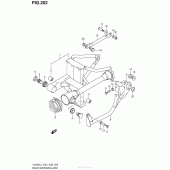 Схема узла: Задний рычаг подвески для Suzuki VL800 Boulevard C50T