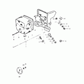 Схема узла: Задний фонарь (Стоп-сигнал) (E22) для Suzuki DR400