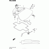 Схема узла: Топливный бак (Vl800L6 E28) для Suzuki VL800 Boulevard C50