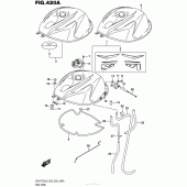 Схема узла: Топливный бак (Gsx-R750L6 E03) для Suzuki GSX-R750