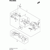 Схема вузла: Задній гальмівний супорт для Suzuki VZR1800 Boulevard M109R BOSS