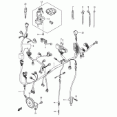 Схема вузла: Електропроводка (Model k5/k6 e24) для Suzuki DL650 V-Strom