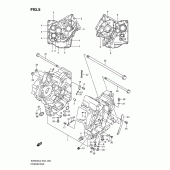 Схема вузла: Картер двигуна для Suzuki SV650