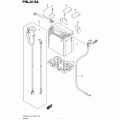 Схема вузла: Акумулятори (Vzr1800L7 E28) для Suzuki VZR1800 Boulevard M109R BOSS