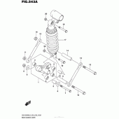 Схема вузла: Важіль прогресії (Gsx1300Ral5 E03) для Suzuki GSX1300 Hayabusa