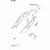 Схема вузла: Бічні панелі (Model k9) для Suzuki GS500