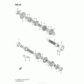 Схема узла: Трансмиссия для Suzuki VL1500 Boulevard C90T B.O.S.S
