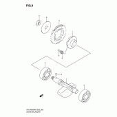 Схема вузла: Балансувальний вал для Suzuki DR-Z400 DR-Z400SM