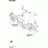 Схема вузла: Under Cowling (Dl650Xal7 E03) для Suzuki DL650 V-Strom