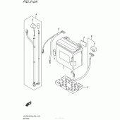 Схема вузла: Акумулятор для Suzuki VZ1500 Boulevard M90