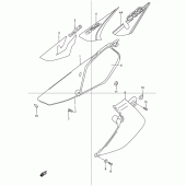 Схема вузла: Бічні панелі для Suzuki DR250