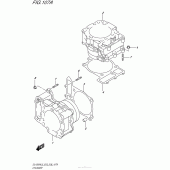 Схема вузла: Циліндр для Suzuki DL1000 V-Strom
