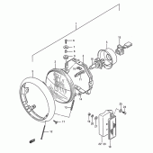 Схема вузла: Фара для Suzuki LS650 Savage