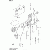 Схема вузла: Wiring Harness (Dr650Sel4 E33) для Suzuki DR650 DR650SE