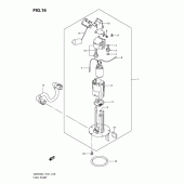 Схема узла: Топливный насос для Suzuki GSR750