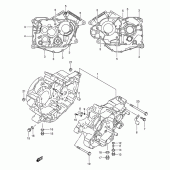 Схема узла: Картер двигателя для Suzuki VL125 Intruder LC