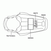 Схема вузла: Інформаційні наклейки для Suzuki RM100