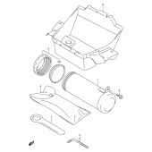 Схема вузла: Ruggage box (Model v/w) для Suzuki VZ800 Marauder