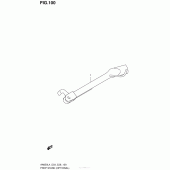 Схема вузла: Prop Stand (Optional) для Suzuki AN650 Burgman (EU analogue of SkyWave)