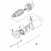 Схема вузла: Електричний стартер для Suzuki LS650 Savage
