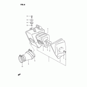 Схема вузла: Повітряний фільтр Suzuki TS185