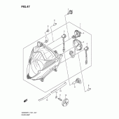 Схема узла: Фара (Gsx650ful1 e24) для Suzuki GSX650