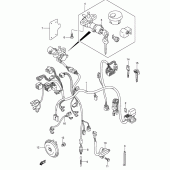 Схема вузла: Електропроводка (Vl800k3/zk3) для Suzuki VL800 Intruder Volusia