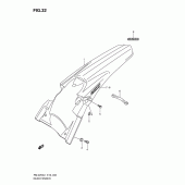 Схема узла: Заднее крыло для Suzuki RM-Z250