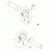 Схема узла: Пульт управления рулевой для Suzuki GSX750 Katana