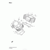 Схема узла: Цилиндр для Suzuki VZ1500 Boulevard M90
