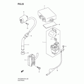 Схема вузла: Електроустаткування для Suzuki DR-Z250