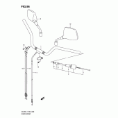 Схема вузла: Кермо & Тросики (Dl650al1 e2) для Suzuki DL650 V-Strom