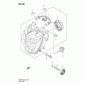 Схема узла: Фара для Suzuki GSR600