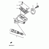 Схема узла: Передний тормозной цилиндр для Suzuki GSX-R1100