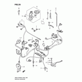 Схема вузла: Електропроводка (Gsx-R1000K1) для Suzuki GSX-R1000