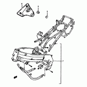 Схема вузла: Рама (E22) для Suzuki RGV250