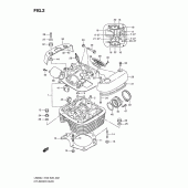 Схема вузла: Головка циліндра Suzuki LS650 Boulevard S40