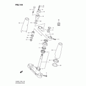 Схема узла: Рулевая траверса (Vl800cl1 e24) для Suzuki VL800 Intruder C800C/ Boulevard C50C